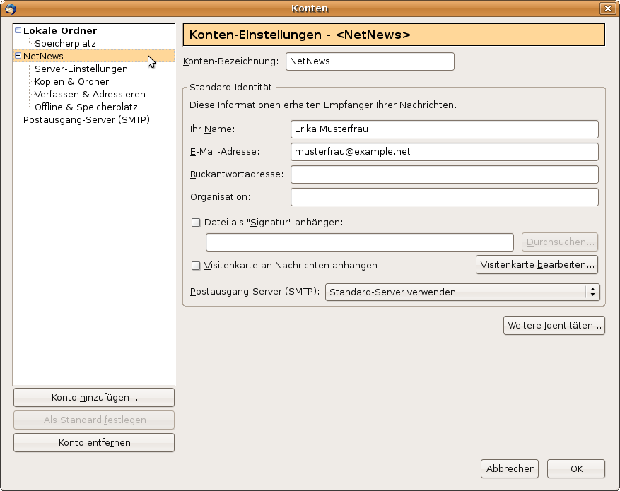 Konten&uuml;bersicht